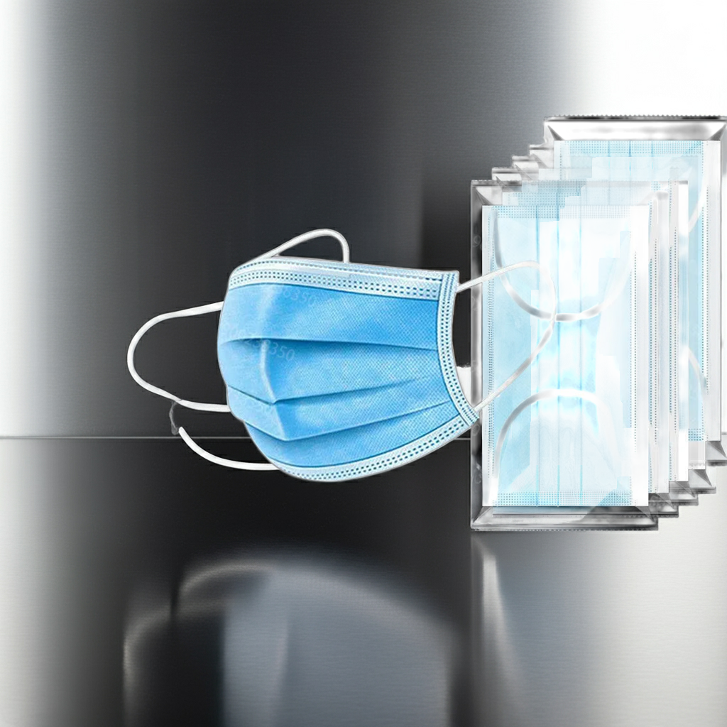 10–500 Pcs Disposable Blue Face Masks – 3-Layer Breathable Protective Masks for Adults with Melt-Blown Filter, Individually Packaged