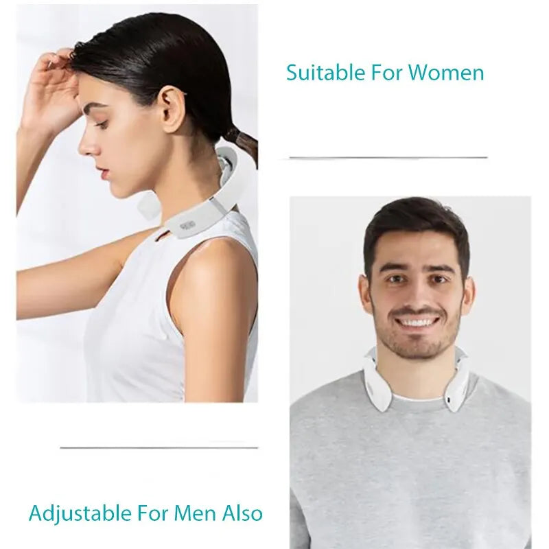 Portable Mini Cervical Massager – Deep Tissue Neck & Shoulder Massage with Heat Therapy for Pain Relief & Relaxation