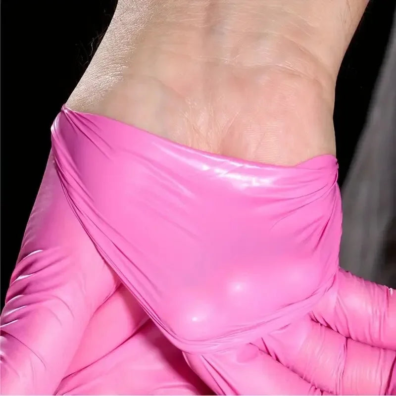 Multi-Color Nitrile Disposable Gloves – Latex-Free, Waterproof, Durable Household Cleaning Gloves (XS/S/M/L Sizes Available)