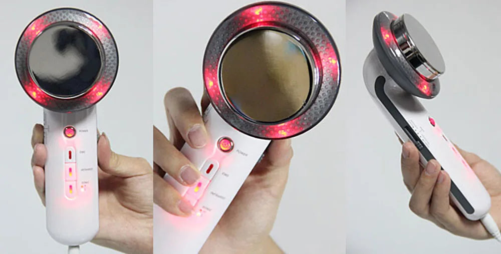 3-in-1 Ultrasonic Body Massager & Skin Firming Device – Microcurrent & Infrared