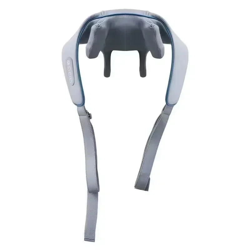 Smart Electric Heated Neck Massager Shawl – Portable Shiatsu Kneading Device for Muscle Relief & Relaxation