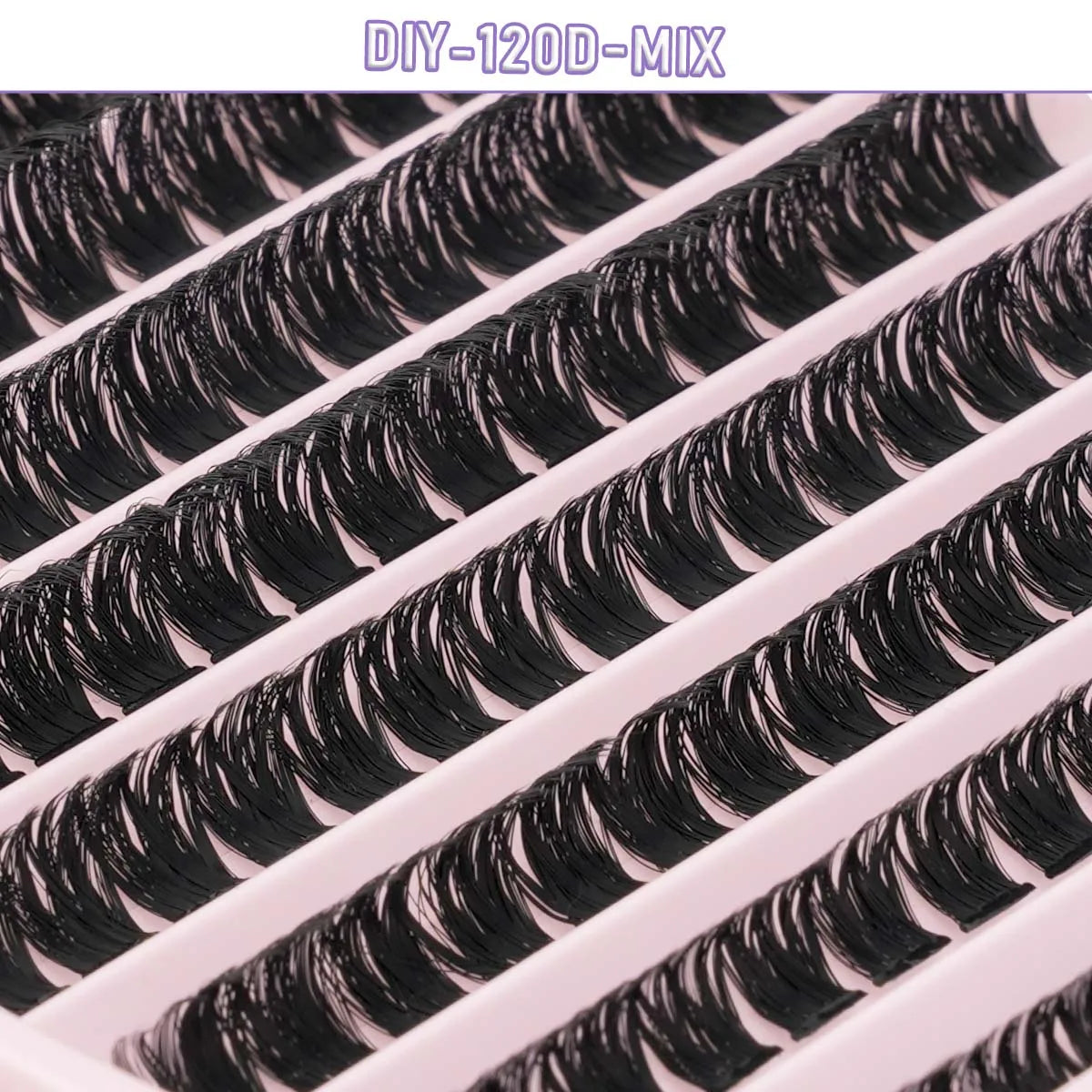 DIY Lash Clusters Extension Kit – Individual Eyelash Set (5–16mm) with Bond, Seal & Applicator Tool
