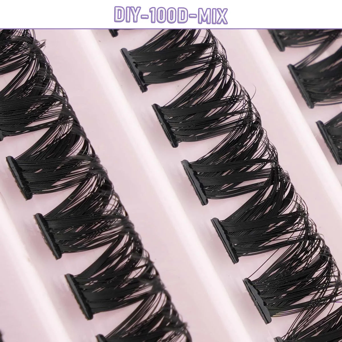 DIY Lash Clusters Extension Kit – Individual Eyelash Set (5–16mm) with Bond, Seal & Applicator Tool