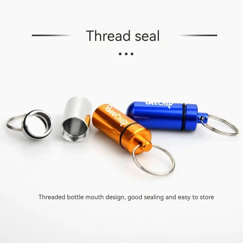 3PCS Mini Portable Travel Pill Box – Compact, Leak-Proof Pill Organizer for Daily Medication & Vitamins