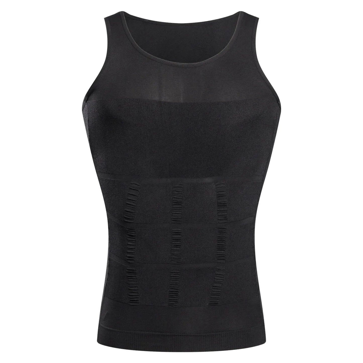 YBFDO Men’s Body Shaper – Slimming Compression Vest, Seamless Waist Trainer Tank Top, Belly Control Weight Loss Shapewear