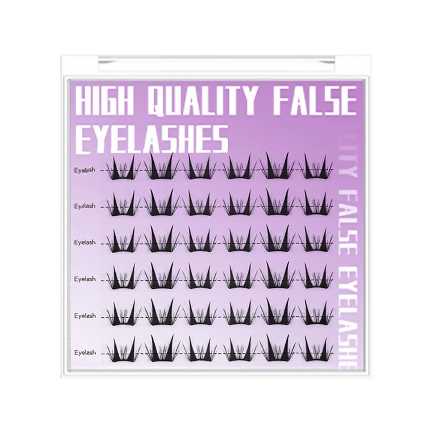 Press-On Lash Clusters 7–13mm – Natural Look Individual False Eyelash Clusters for DIY Lash Extension, Daily Wear & Cosplay