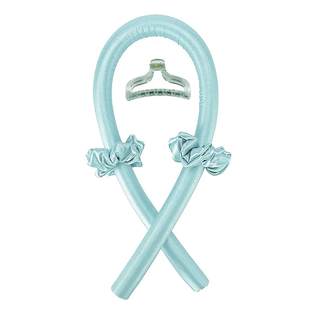 Heatless Curling Rod Headband – Soft Foam Hair Curlers for Sleeping, No-Heat Silk Curl Ribbon for Natural Waves & Curls