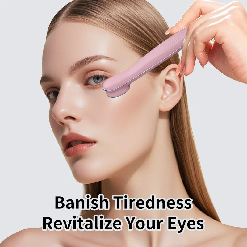 Portable Rechargeable Eye Massager Pen – Adjustable Vibration to Relieve Eye Fatigue & Strain