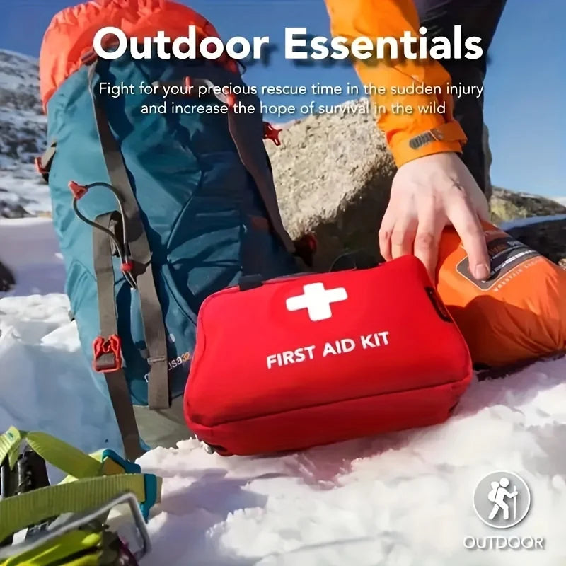 Multi-Purpose First Aid Kit – Portable Emergency Medical Kit for Outdoor, Hunting, Hiking, and Camping