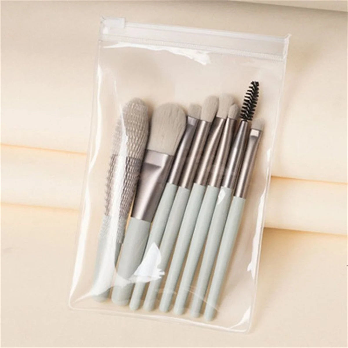 8PCS Soft Fluffy Makeup Brush Set Foundation Blush Powder Eyeshadow Kabuki Blending Brushes