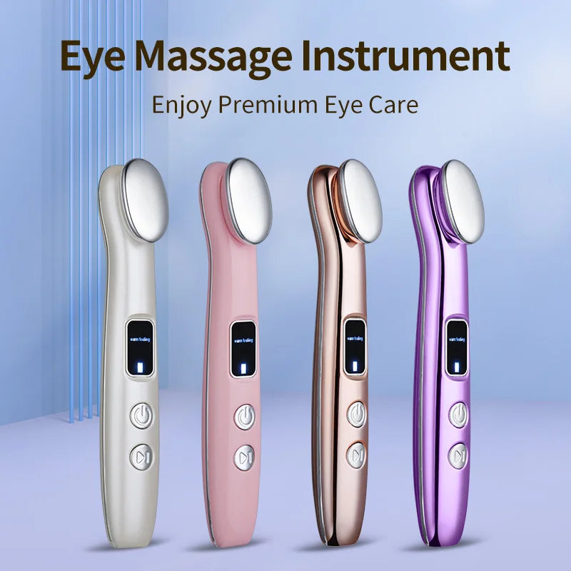 Portable Rechargeable Eye Massager Pen – Adjustable Vibration to Relieve Eye Fatigue & Strain