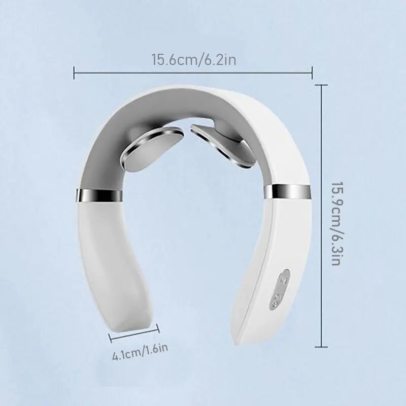 Portable Mini Cervical Massager – Deep Tissue Neck & Shoulder Massage with Heat Therapy for Pain Relief & Relaxation