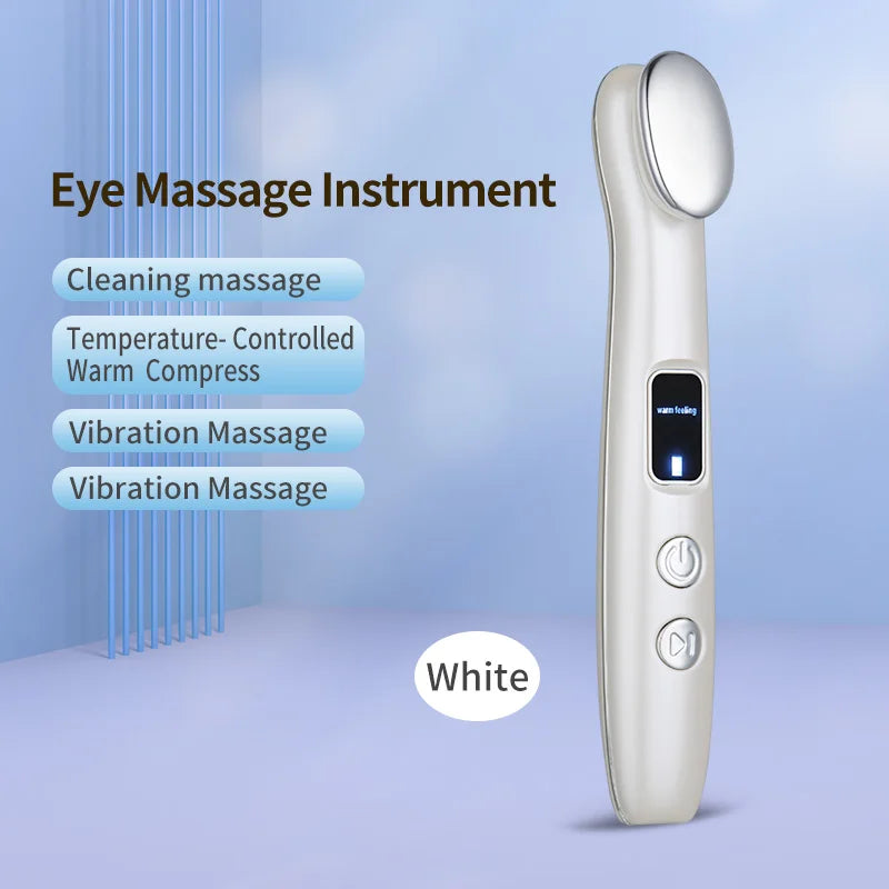 Portable Rechargeable Eye Massager Pen – Adjustable Vibration to Relieve Eye Fatigue & Strain
