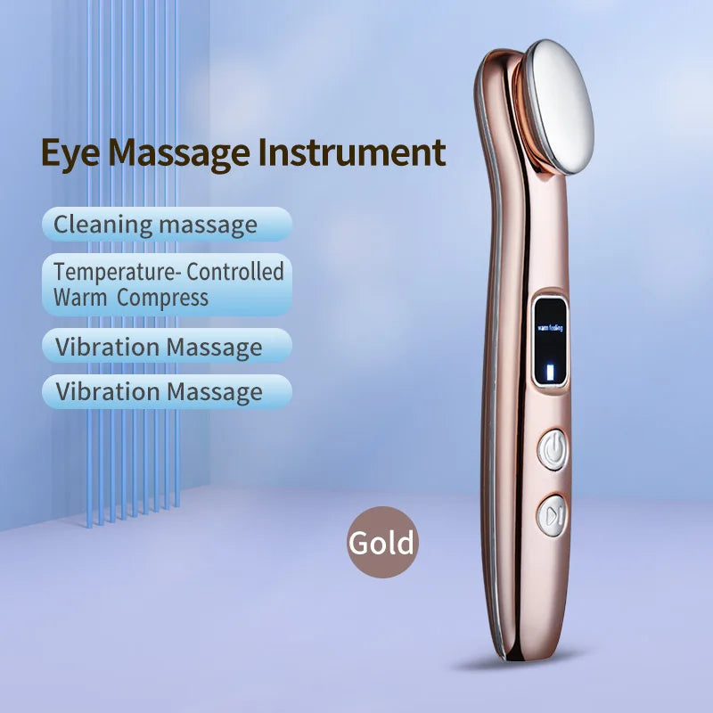 Portable Rechargeable Eye Massager Pen – Adjustable Vibration to Relieve Eye Fatigue & Strain