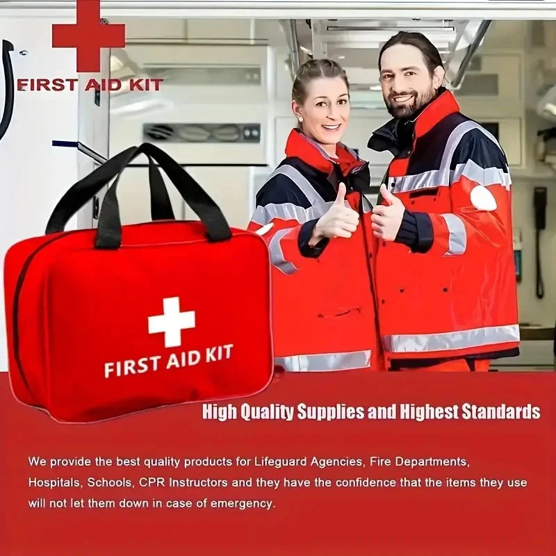 Multi-Purpose First Aid Kit – Portable Emergency Medical Kit for Outdoor, Hunting, Hiking, and Camping