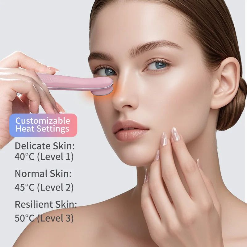 Portable Rechargeable Eye Massager Pen – Adjustable Vibration to Relieve Eye Fatigue & Strain