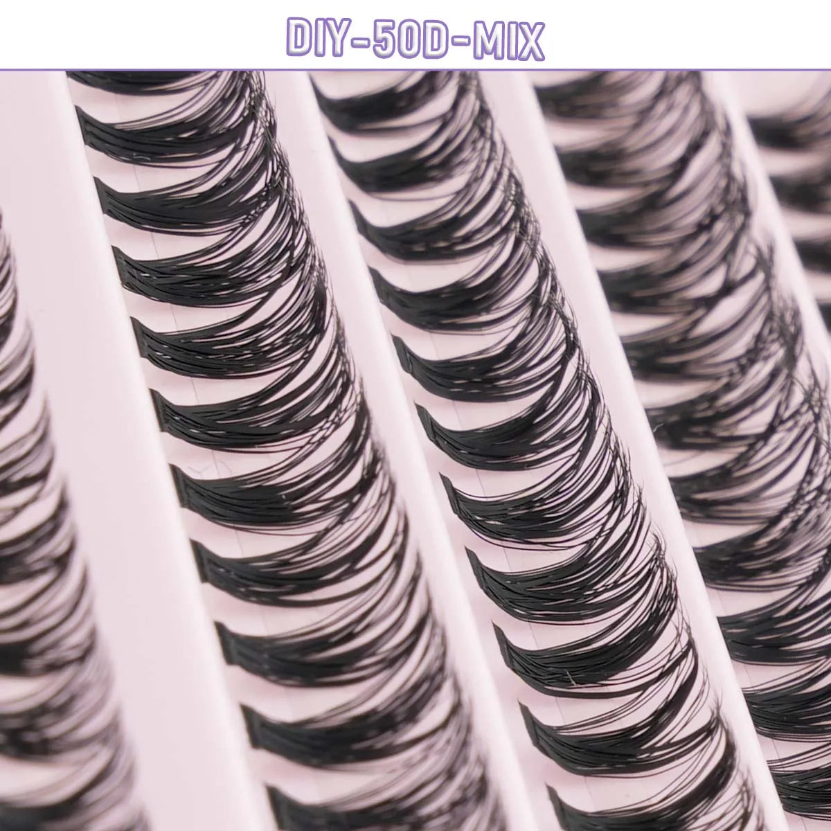 DIY Lash Clusters Extension Kit – Individual Eyelash Set (5–16mm) with Bond, Seal & Applicator Tool