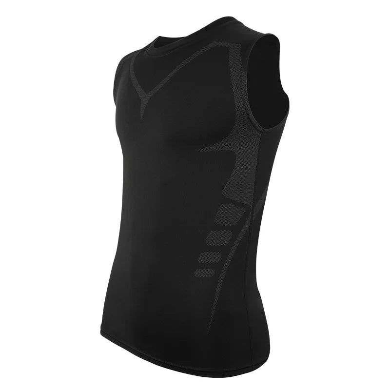 Men's Compression Tank Top Sleeveless Shaping Vest Quick Dry S-2XL