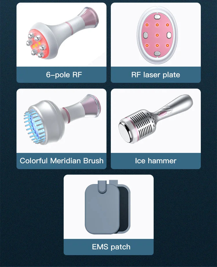 9-in-1 Cavitation & RF Skin Tightening Machine – Ultrasonic Body Toning, Skin Firming & Facial Rejuvenation Device