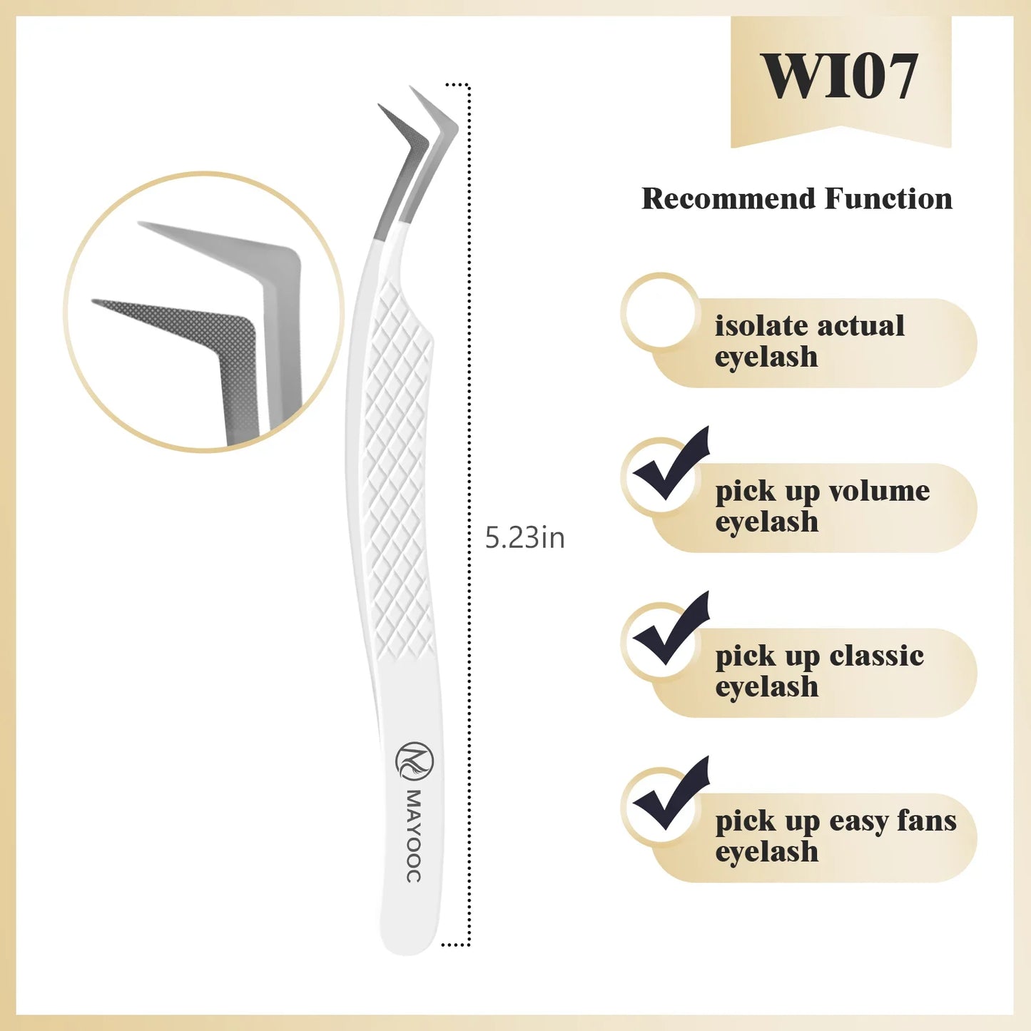 Eyelash Extension Tweezers with Fiber Tips – High-Precision, Anti-Static Lash Tools for Makeup Artists