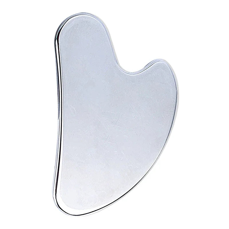 Natural Stone Gua Sha Facial Massage Tool Rose Quartz Amethyst Face Care Scraping Tool