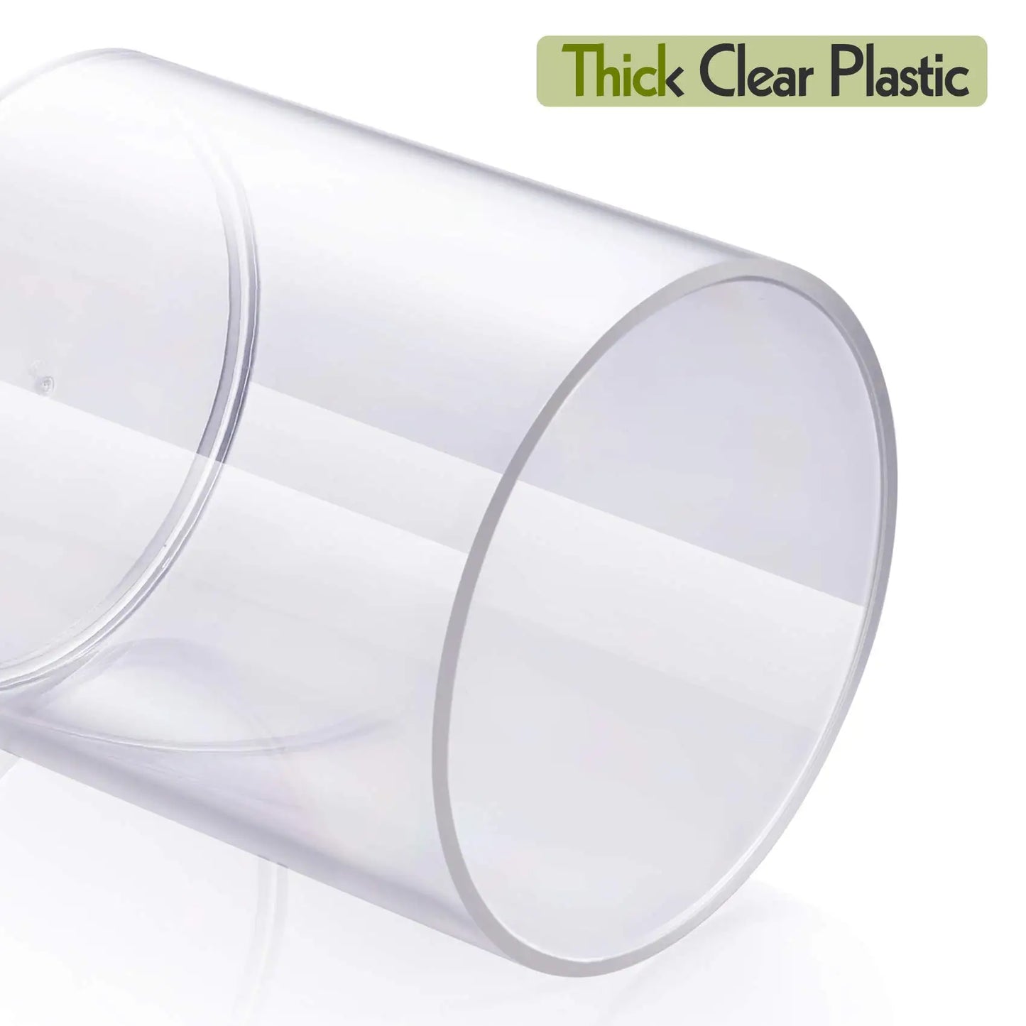 4 Pack Clear Acrylic Qtip Holder Dispenser – Cotton Swab, Ball, Pad & Floss Pick Storage Containers for Bathroom & Vanity Organizer