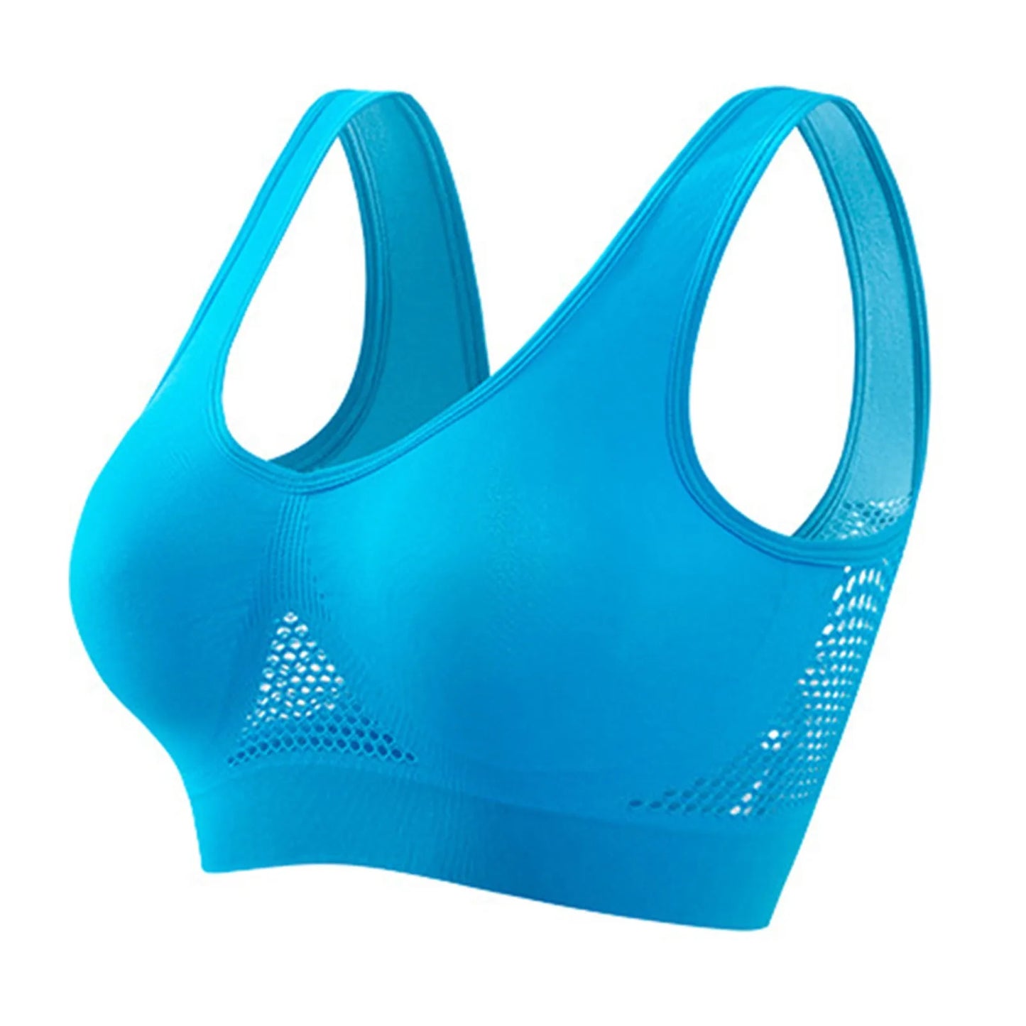 Women’s Sports Bra – Breathable Support Yoga & Running Bra, Soft Shock-Absorbing Fitness Top (No Underwire)