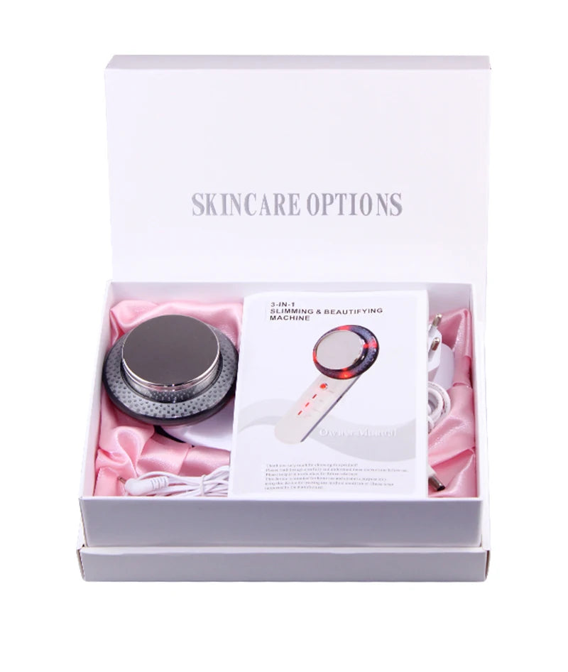 3-in-1 Ultrasonic Body Slimming & Weight Loss Massage Device – Microcurrent, Infrared & Electric Therapy