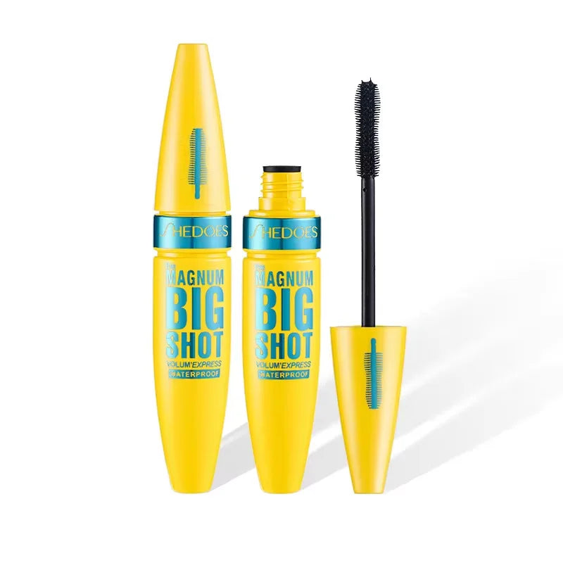 Black Waterproof Lengthening Mascara – Thick, Long-Lasting, Smudge-Proof Eye Makeup Setting Cream