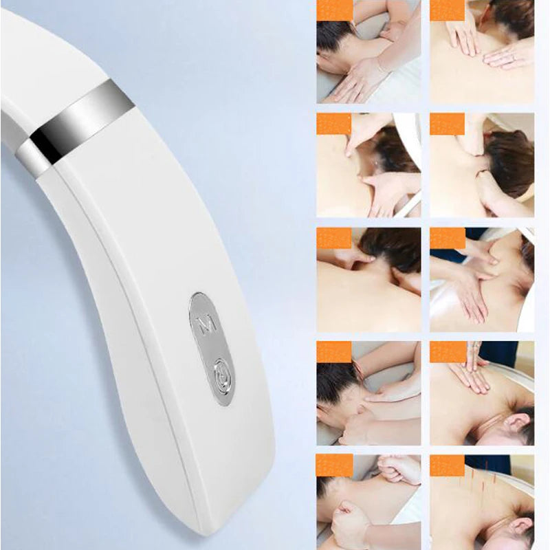 Portable Mini Cervical Massager – Deep Tissue Neck & Shoulder Massage with Heat Therapy for Pain Relief & Relaxation