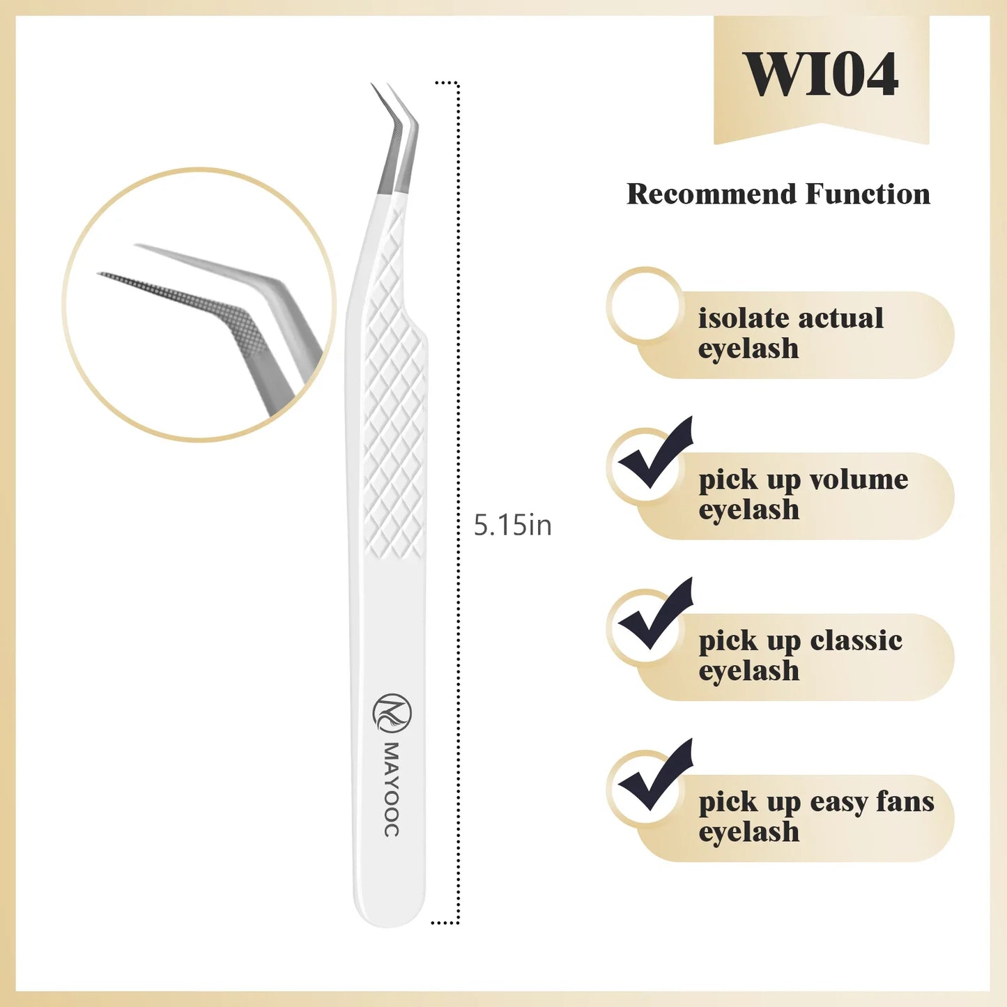 Eyelash Extension Tweezers with Fiber Tips – High-Precision, Anti-Static Lash Tools for Makeup Artists