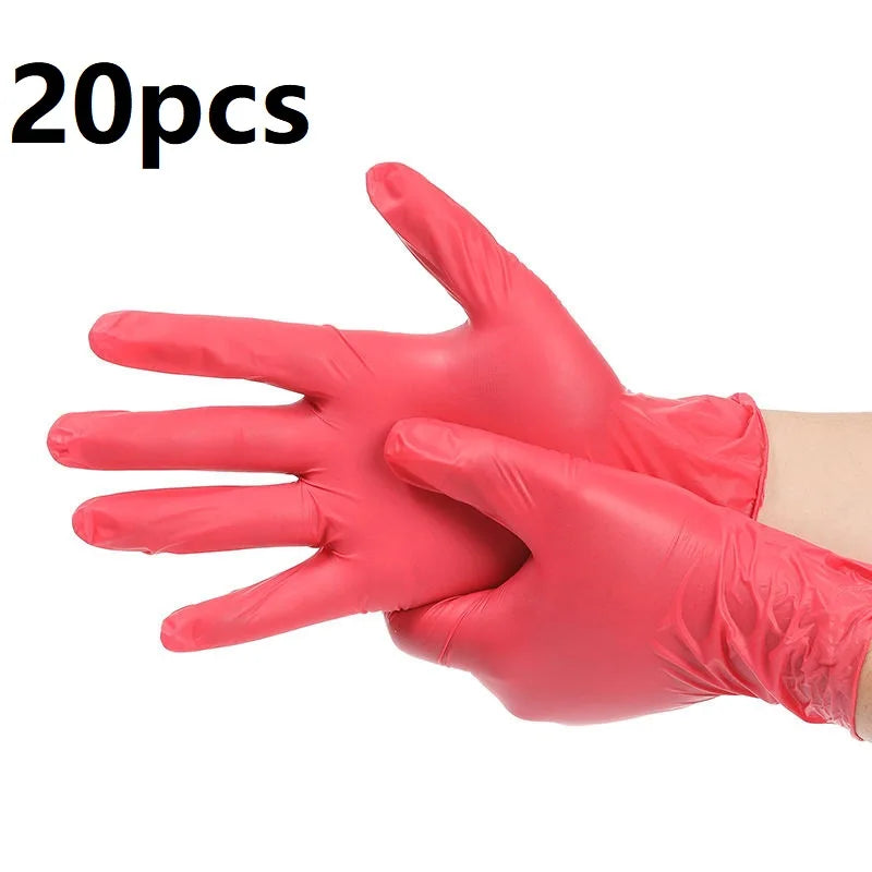 Multi-Color Nitrile Disposable Gloves – Latex-Free, Waterproof, Durable Household Cleaning Gloves (XS/S/M/L Sizes Available)