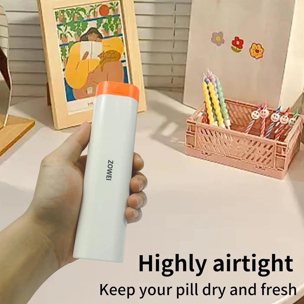 Weekly Pill Organizer – 7-Day Travel Pill Case | Compact & Cute Pill Holder for Vitamins, Supplements & Medication