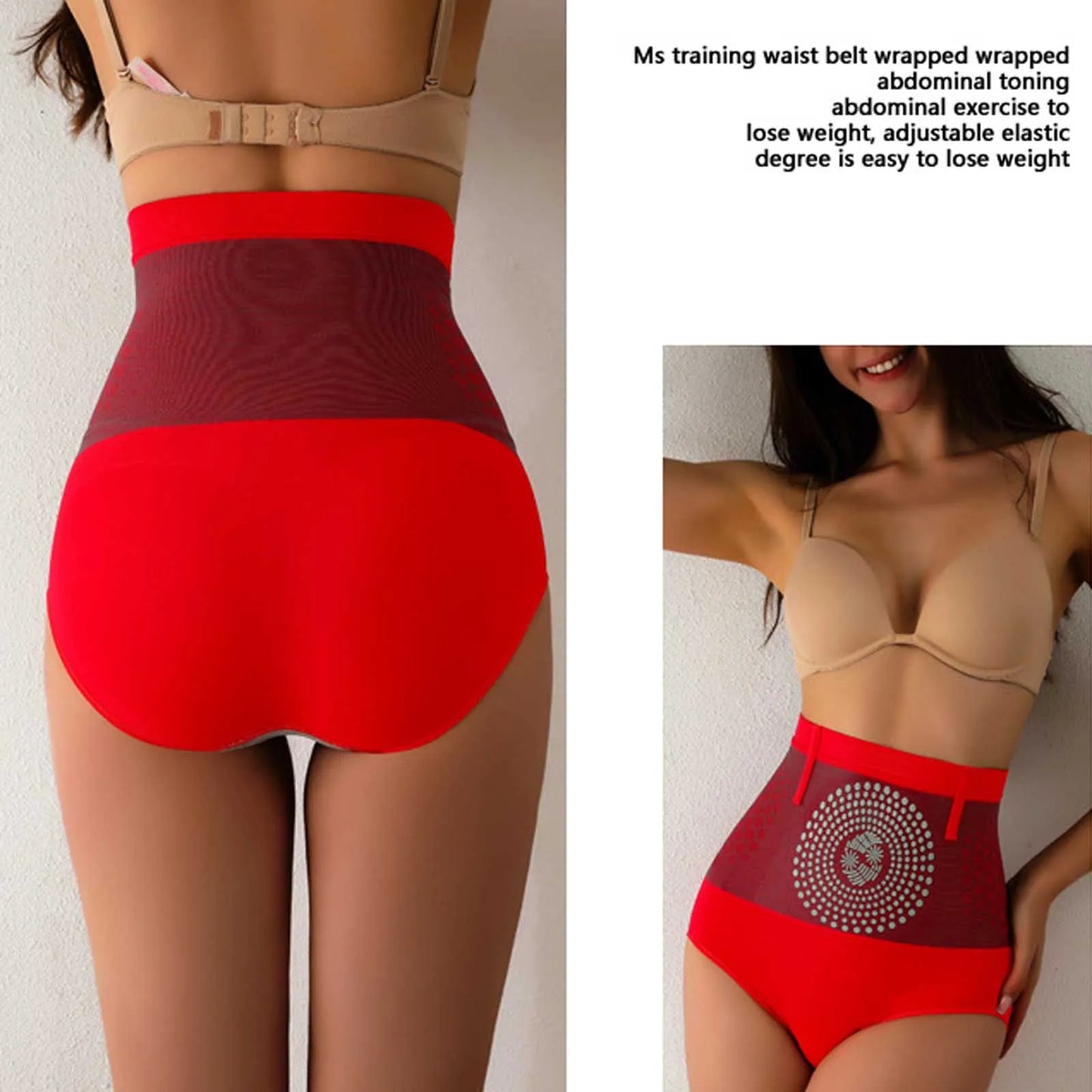 Women's High Waist Shapewear Briefs Seamless Tummy Control Underwear Body Shaper