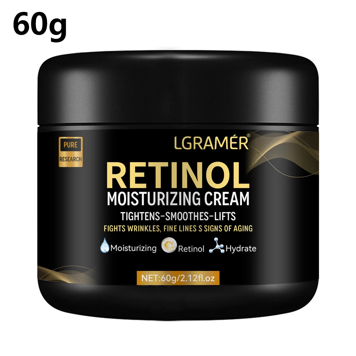 Men’s Retinol Face Moisturizer – Anti-Wrinkle, Anti-Aging, Pore Minimizing, Whitening & Smoothing Cream