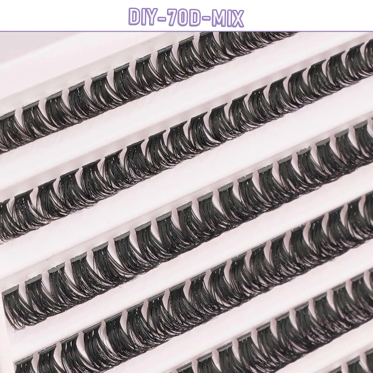 DIY Lash Clusters Extension Kit – Individual Eyelash Set (5–16mm) with Bond, Seal & Applicator Tool