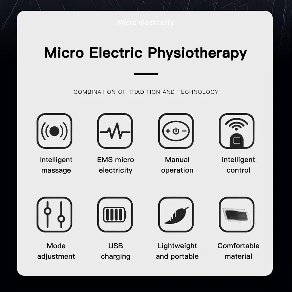 Electric EMS Foot Massager Pad – Muscle Stimulator Massage Mat, USB Rechargeable, for Foot Relaxation & Circulation Improvement