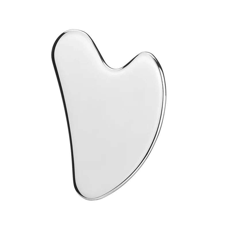 Stainless Steel Gua Sha Facial Tool & 3D Roller – Eye & Face Massage Beauty Tool
