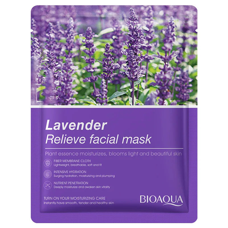 Natural Fruit Facial Sheet Masks – Hydrating, Oil-Control, Moisturizing Skincare with Blueberry, Cucumber, Pomegranate & Aloe