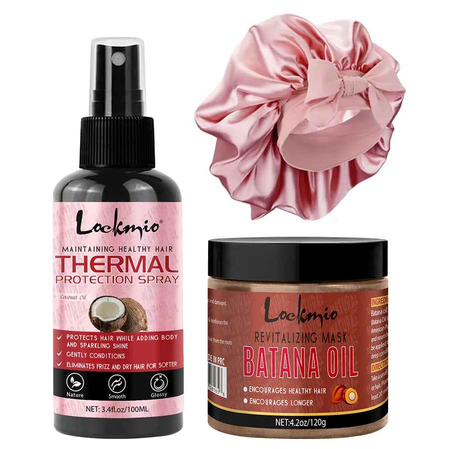 Thermal Protection Spray for Hair – Heat Protectant Serum with UV Defense, Moisturizing Leave-In Conditioner for Women