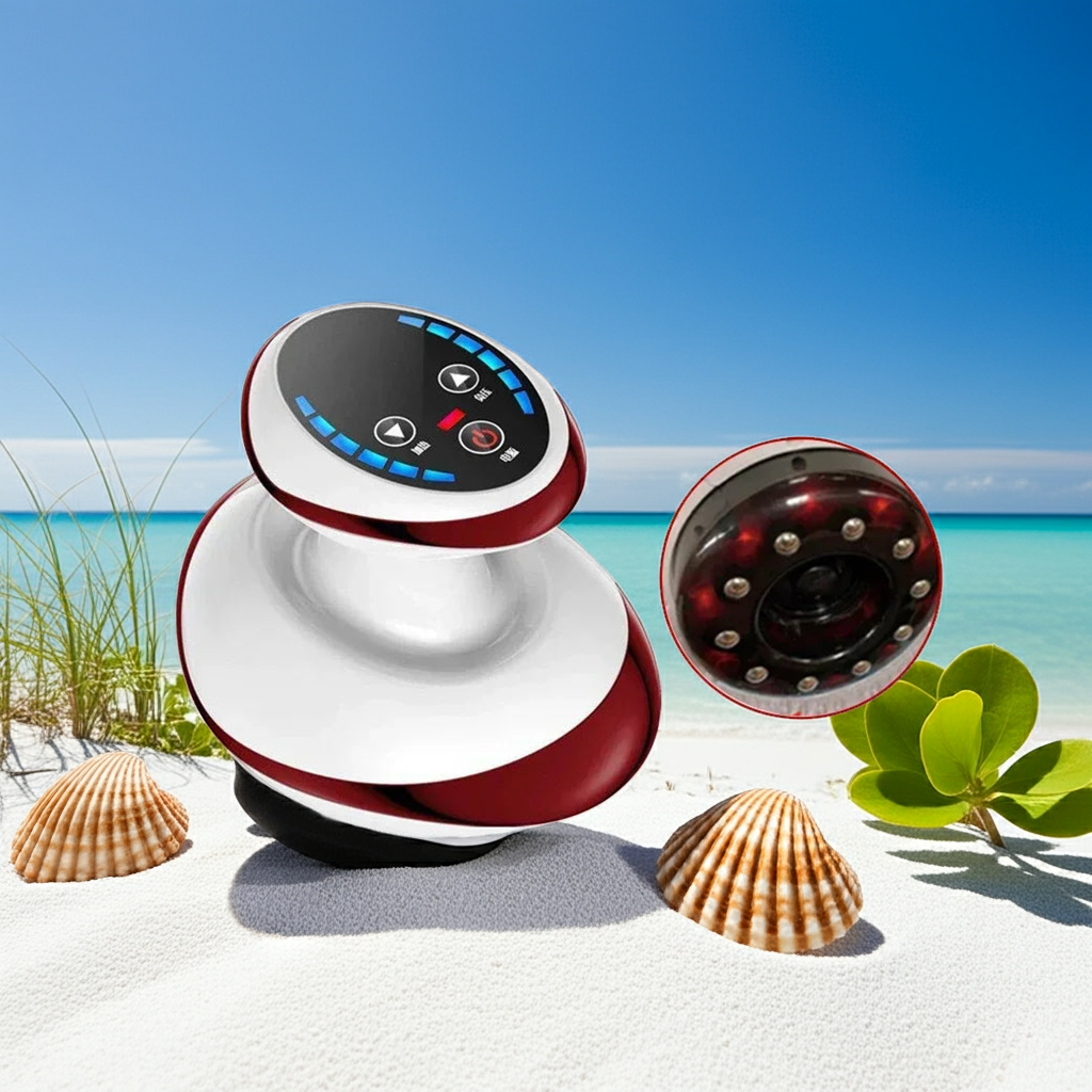 Electric Cupping Massager with Heating – 6/9 Gear Negative Pressure Vacuum Suction Gua Sha Body Slimming & Fat Burner Device