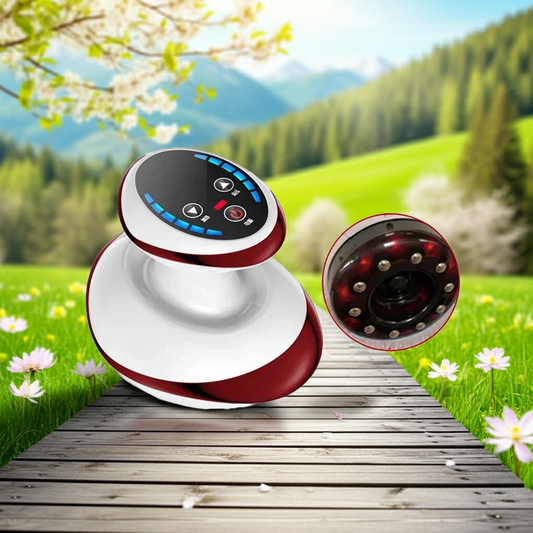 Electric Cupping Massager with Heating – 6/9 Gear Negative Pressure Vacuum Suction Gua Sha Body Slimming & Fat Burner Device