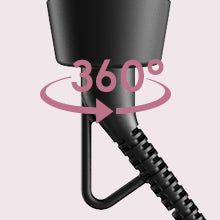 KIPOZI 5-in-1 Curling Iron Set Ceramic Hair Styler Hot Air Brush Dual Voltage