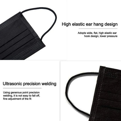 10–200PCS Kids Disposable Face Masks – 3-Ply Non-Woven Breathable Child Masks with Ear Loops, Anti-Dust Protective Mascarillas