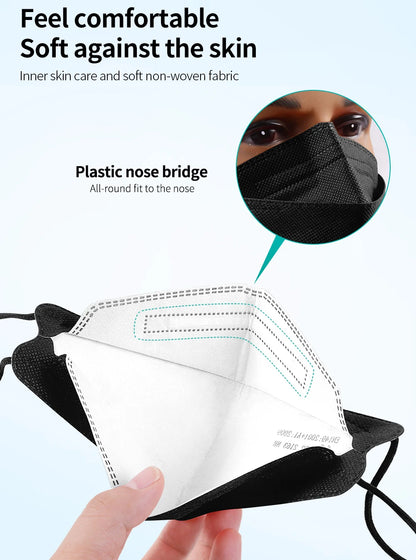 FFP2 KN95 Face Mask 4-Layer Anti-Dust CE Protective Respirator Mask