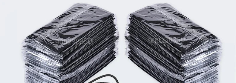 10–500 Pcs Black Disposable Face Masks – 3-Ply Anti-Dust Masks for Adults, Individually Wrapped, Breathable & Comfortable