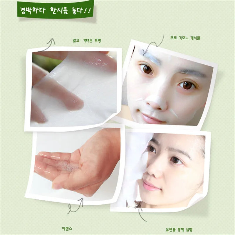 Natural Fruit Facial Sheet Masks – Hydrating, Oil-Control, Moisturizing Skincare with Blueberry, Cucumber, Pomegranate & Aloe