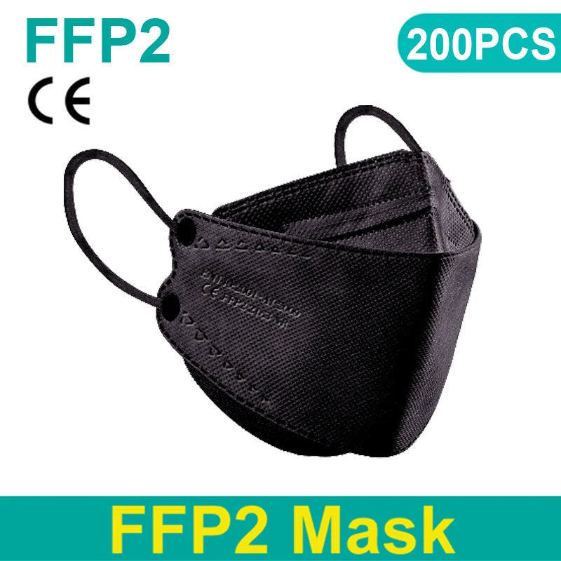 FFP2 KN95 Face Mask 4-Layer Anti-Dust CE Protective Respirator Mask