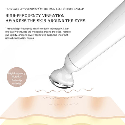 VIBNOTR Electric Eye Massager Pen Vibration Beauty Tool for Under Eye Skin Care