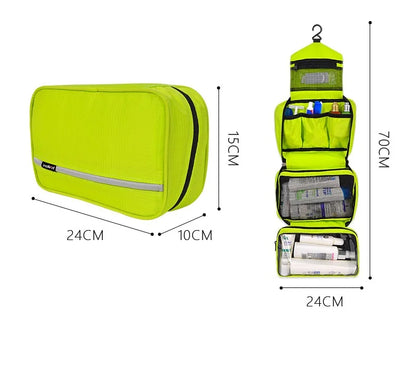 Large Waterproof Travel Makeup Bag – Unisex Cosmetic Organizer Case & Toiletry Pouch